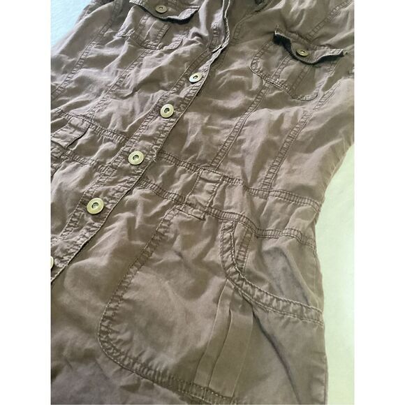 Vintage Maurices Button Down Cap Sleeve Shirt Size: M - Picture 5 of 8